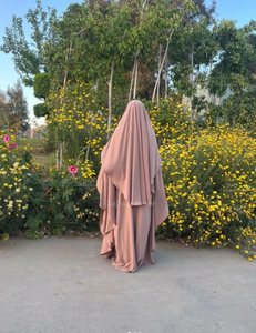 3-PIECE JILBAAB (DUSTY ROSE)